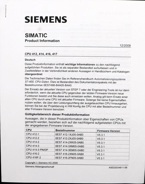 Bild des Artikels SIEMENS-SIMATIC-S7-CPU-414-2-Zentralbaugruppe-6ES7414-2XK05-0AB0-unbenutzt