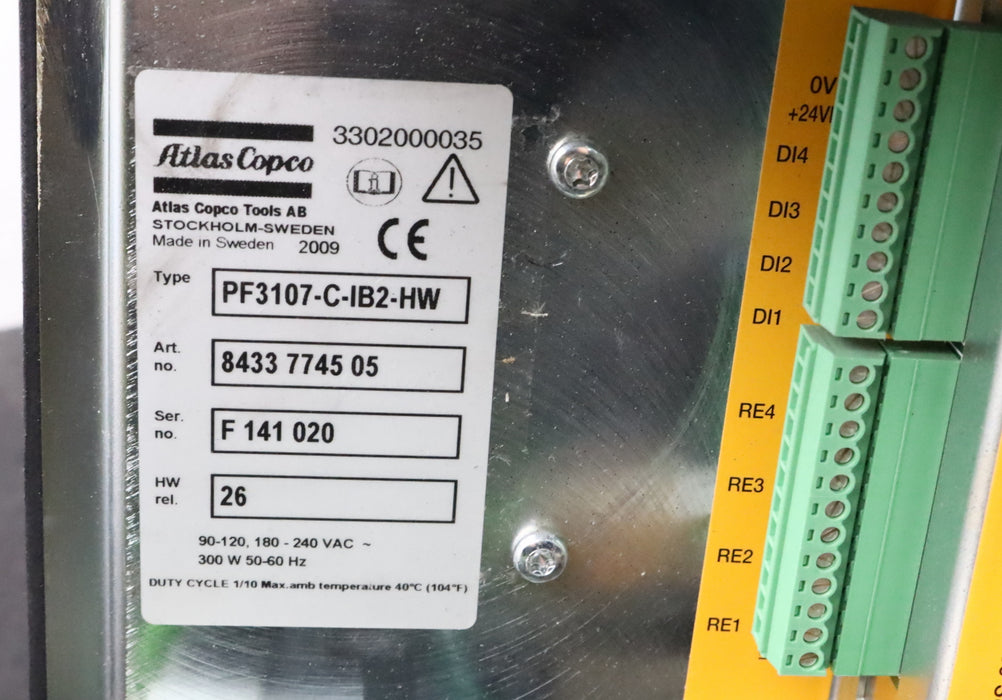 Bild des Artikels ATLAS-COPCO-Schraubwerkzeug-Steuerung-TENSOR-3-7-PF3107-C-IB2-HW-Nr.-8433774505