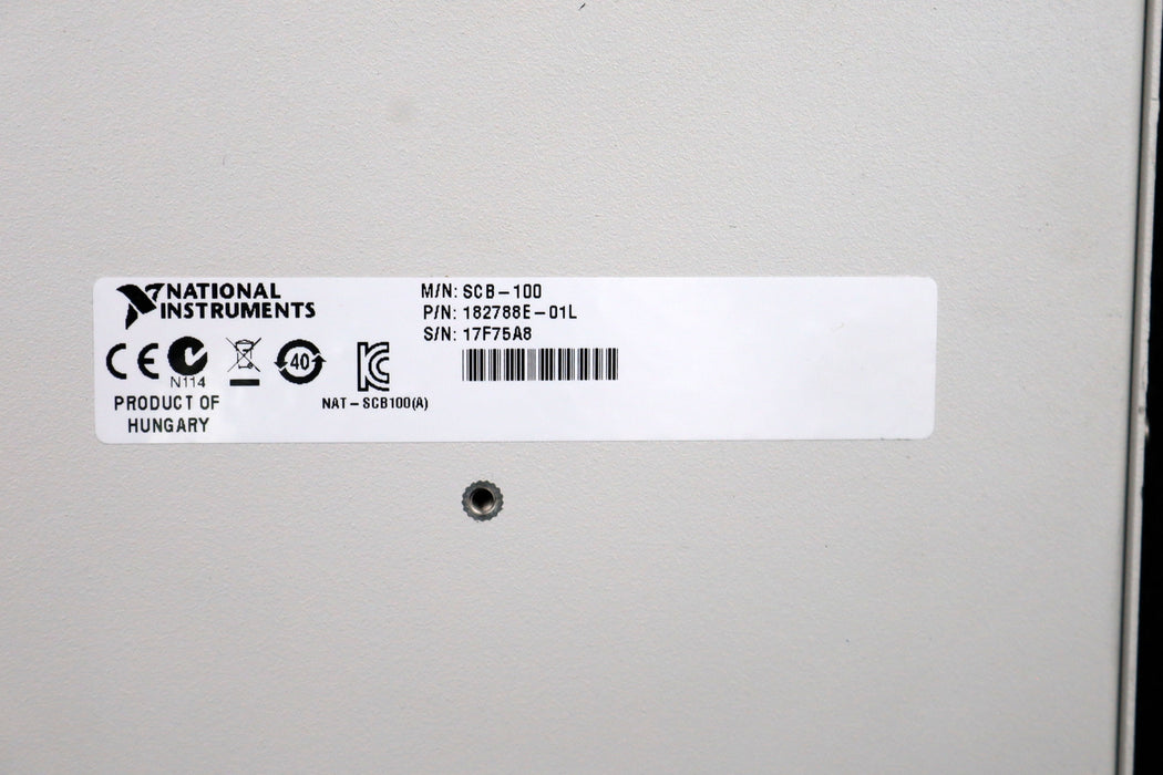 Bild des Artikels NATIONAL-INSTRUMENTS-Steckerblock-SCB-100-P/N-182788E-01L-gebraucht