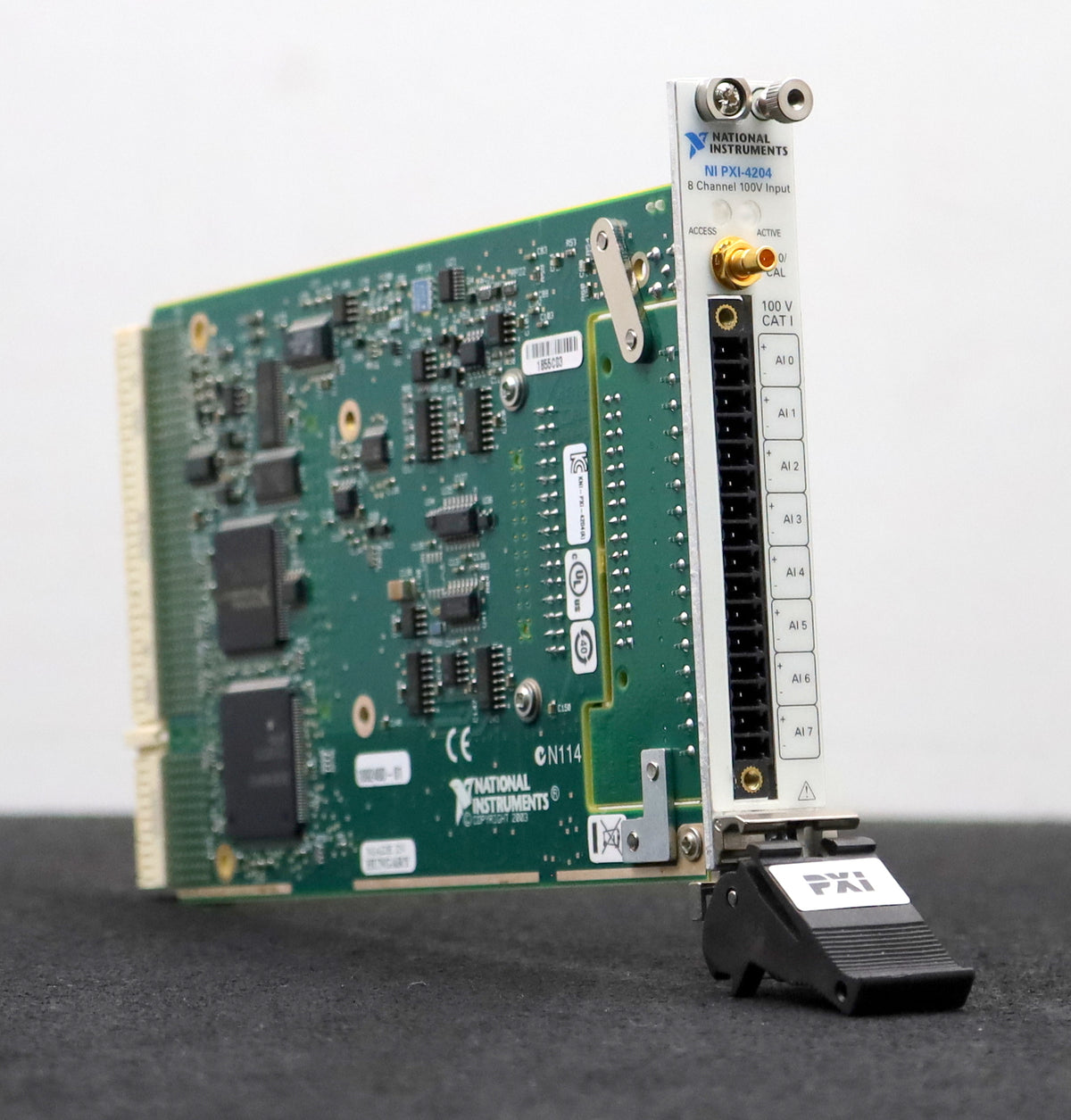 NATIONAL INSTRUMENTS PXI Slot 8 Channel 100V Input NI PXIe-4204 P/N 18 ...