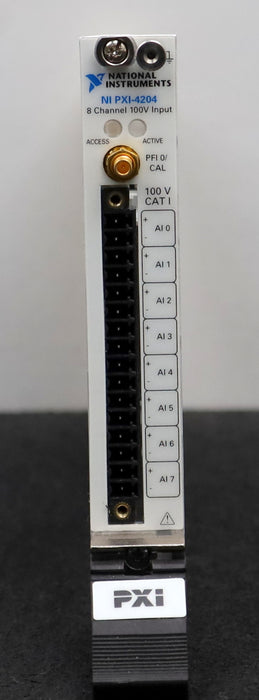 Bild des Artikels NATIONAL-INSTRUMENTS-PXI-Slot-8-Channel-100V-Input-NI-PXIe-4204-P/N-187774F-01-
