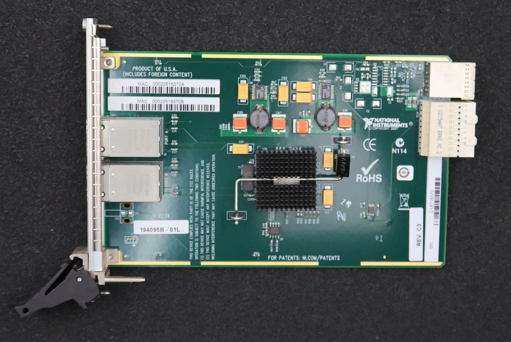 Bild des Artikels NATIONAL-INSTRUMENTS-Ethernet-Schnittstellen-Modul-NI-8234-für-PXIe