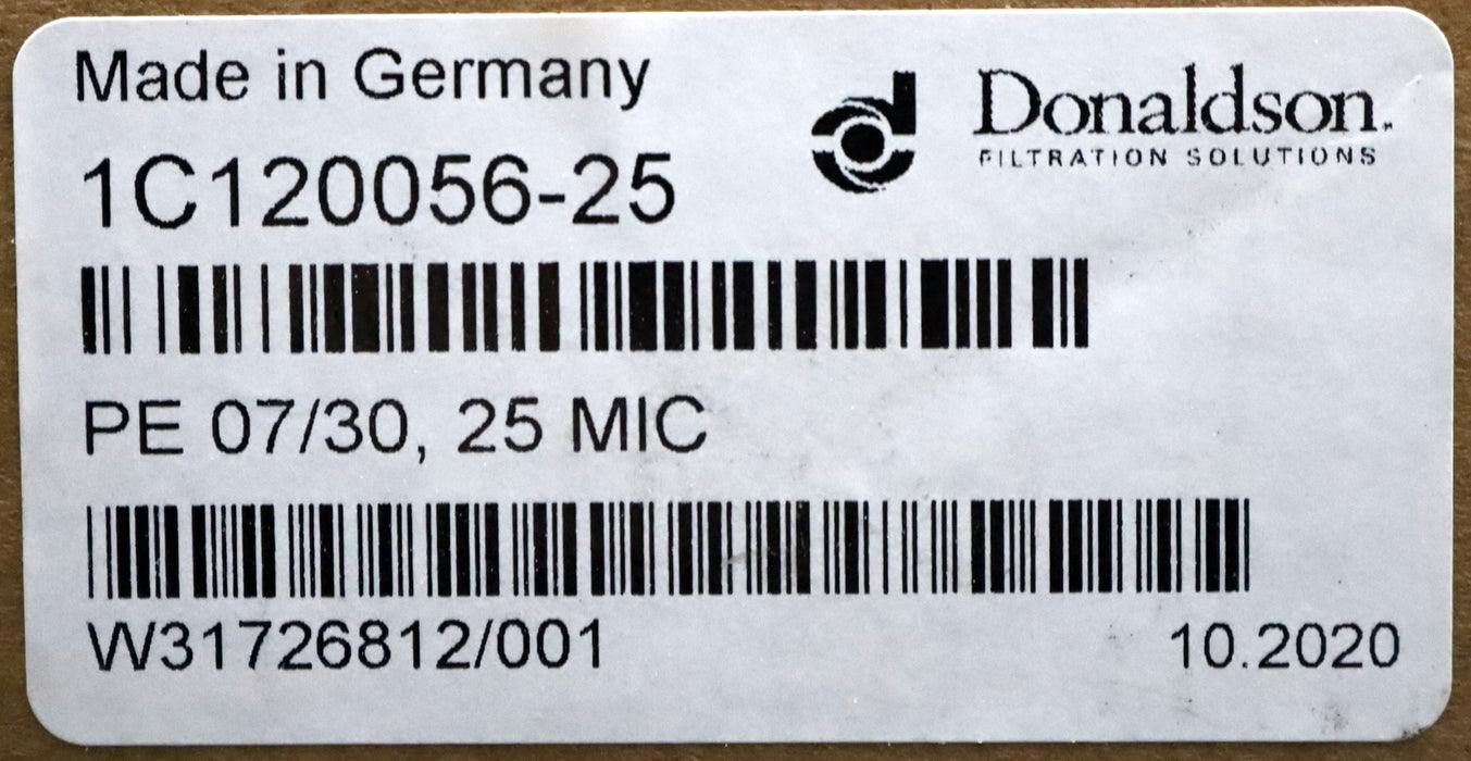 Bild des Artikels DONALDSON-Filter-Element-PE-07/30-1C120056-25-Effizienz-25µm