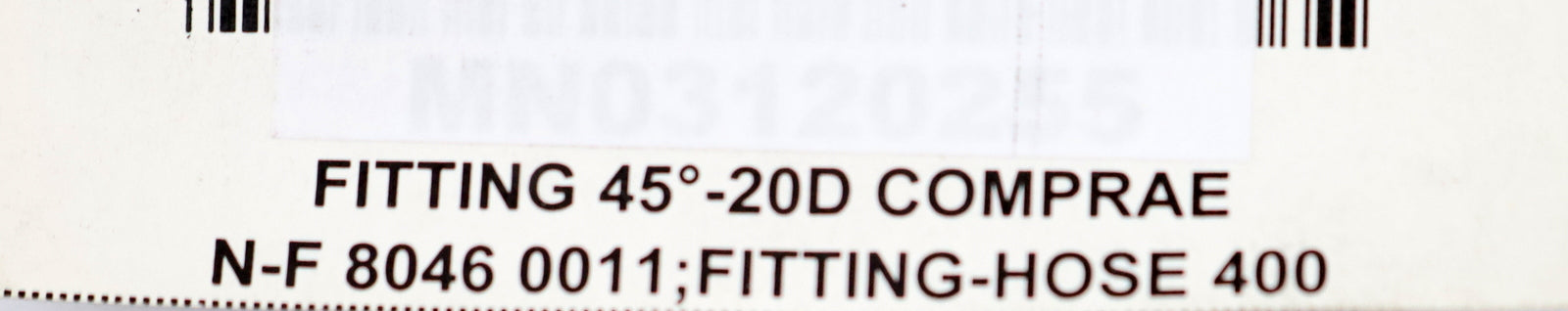 Bild des Artikels USA-AEROQUIP-Alu-Fitting-45°-Dash-20-(1-5/8-12-UNF)-Fitting-Hose-400