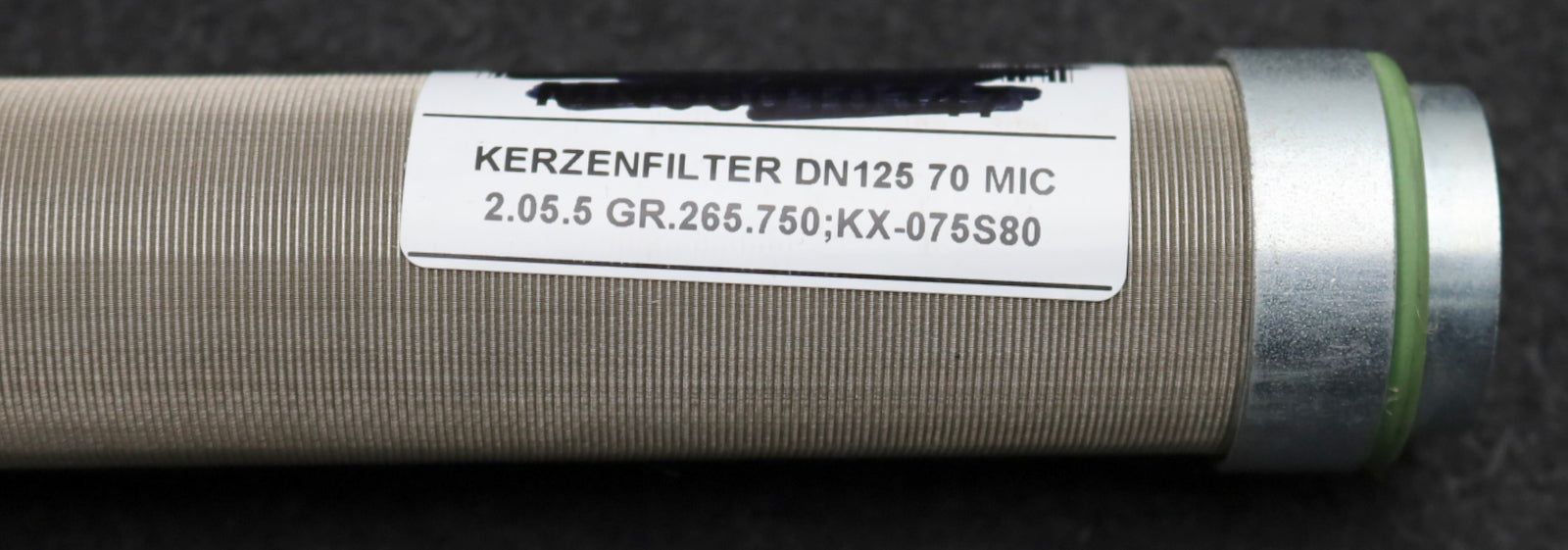 Bild des Artikels Edelstahl-Filterelement-Filterkerze-70µm-Gesamt-Länge-750mm-(30")