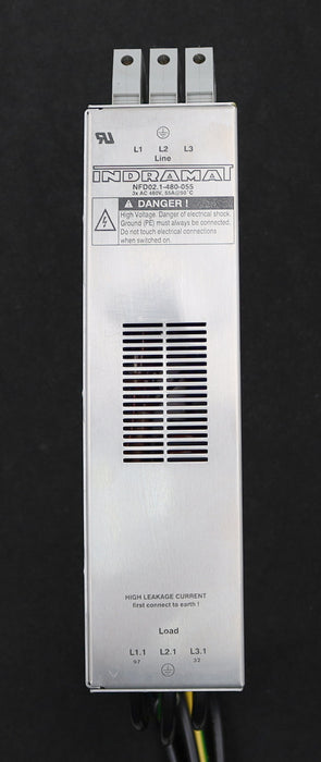 Bild des Artikels INDRAMAT-Netzfilter-NFD02.1-480-055-Un=-480VAC-In=-55A-50/60Hz
