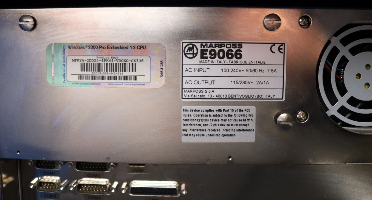Bild des Artikels MARPOSS-Industrie-PC-E9066-Type-866DBLMFAZ-mit-WINDOWS-2000-Pro-Embedded-1-2-CPU