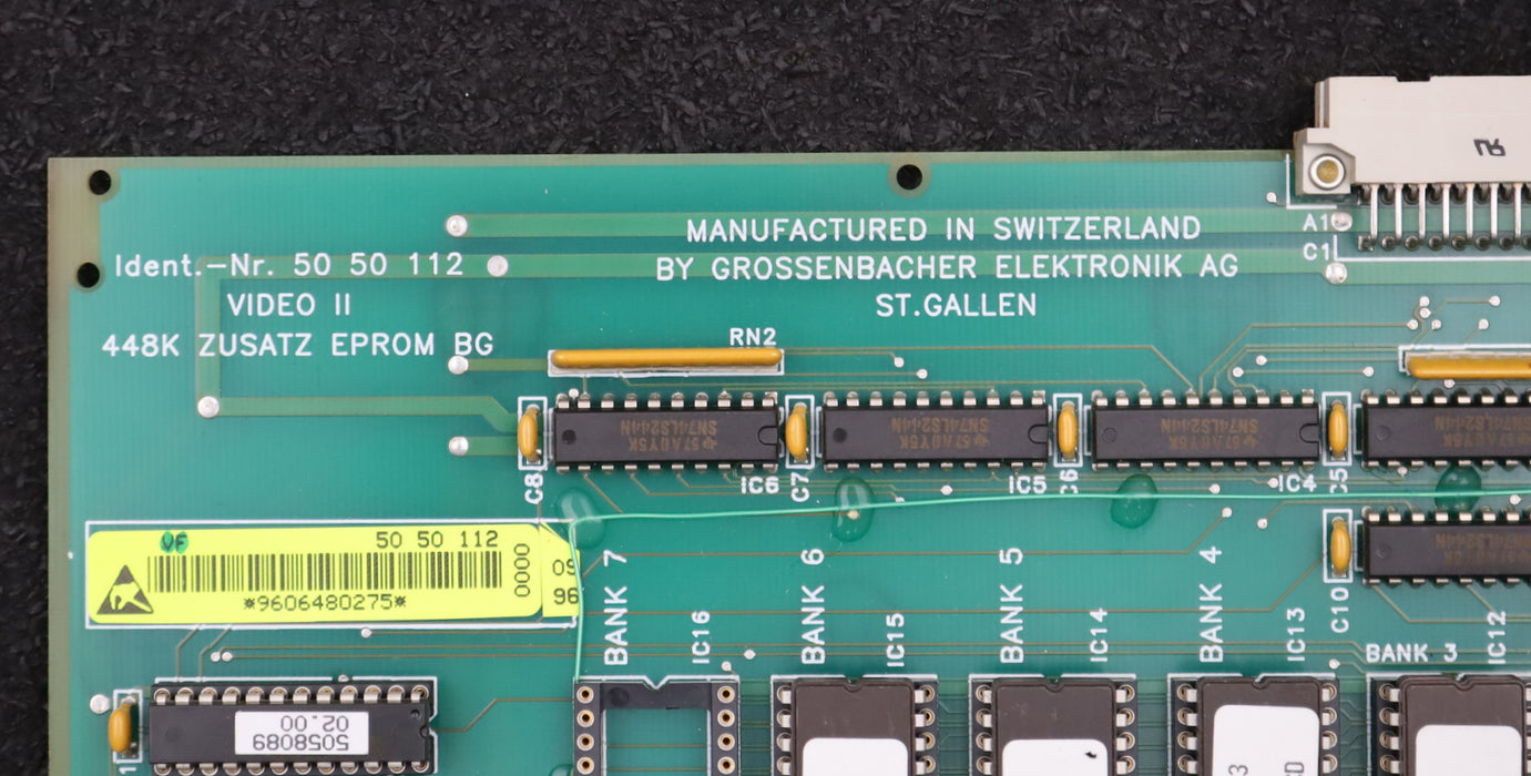 Bild des Artikels REISHAUER-/-GROSSENBACHER-Einschubplatine-50-50-112-Video-II-448K-EPROM-BG