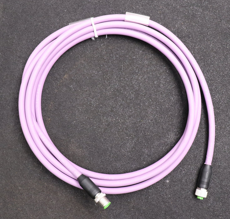 Bild des Artikels MURR-M12-St.-0°-/-M12-Bu.-0°-B-kod.-geschirmt-Nr.-7000-44001-8400300-Länge-3m