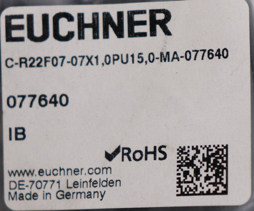 Bild des Artikels EUCHNER-Anschlussleitung-mit-Steckverbinder-SR6-C-R22F07-07X1,0PU15,0-MA-077640