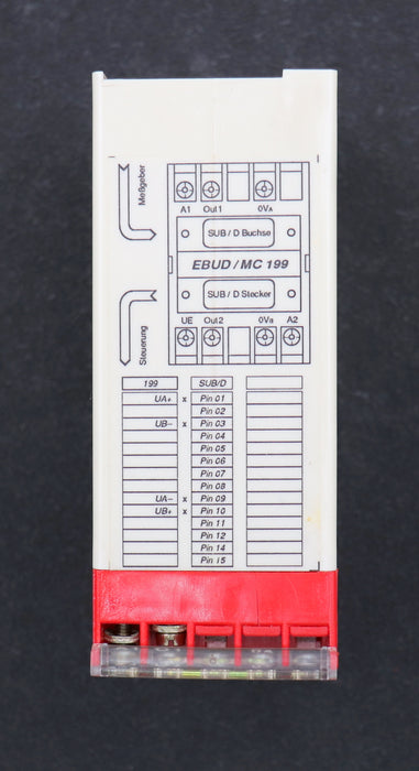 Bild des Artikels ELGE-Weg--und-Drehzahlauswertung-Typ-EBUD/MC-199-24VDC-250VAC-/-5A-gebraucht