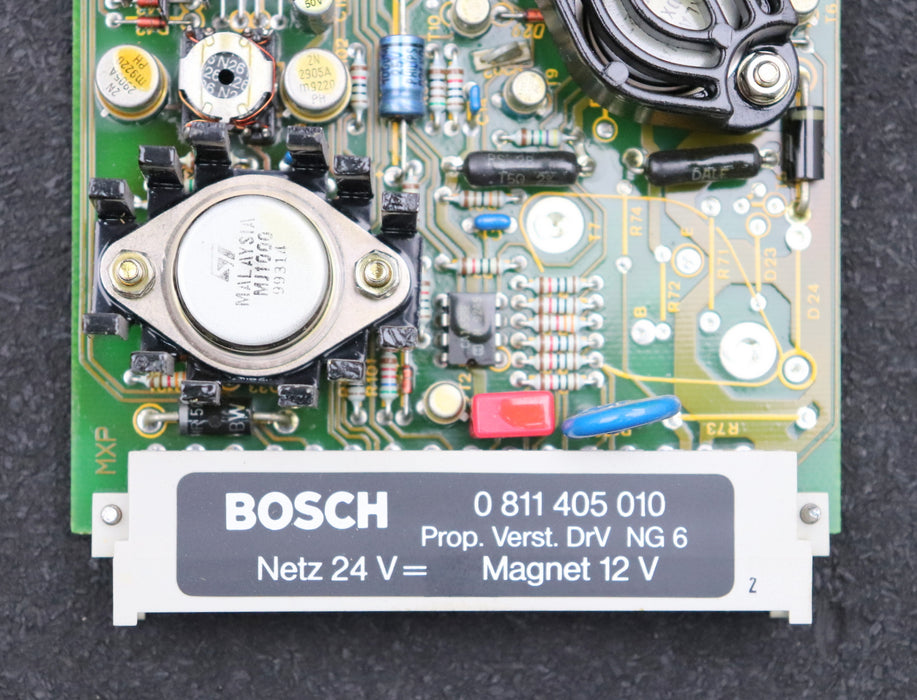 Bild des Artikels BOSCH-Prop.-Verstärker-0811405010-4/2-WV-NG6-Netz-24V-=-Magnet-12V-gebraucht