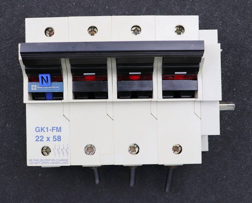 Bild des Artikels TELEMECANIQUE-Sicherungsschalter-Type:-GK1-FM-22x58-Ue-690VAC-Ie-125A