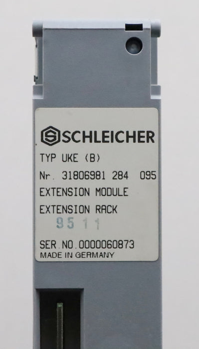 Bild des Artikels SCHLEICHER-Extension-Module-Extension-Rack-Typ-UKE-(B)-Nr.-31806981-284-095