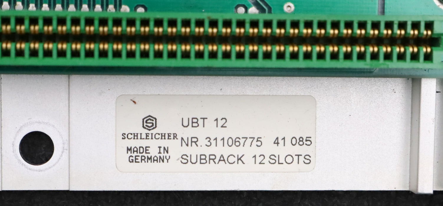 Bild des Artikels SCHLEICHER-Subrack-Typ-UBT-12-Nr.-31106775-41-085-12-Steckplätze-gebraucht