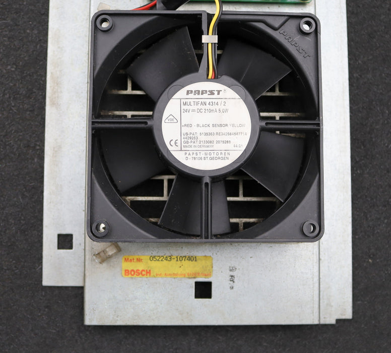 Bild des Artikels BOSCH-Lüftereinschub-Mat.Nr.-052243-107401-mit-2x-PABST-Lüfter-MULTIFAN-4314/2