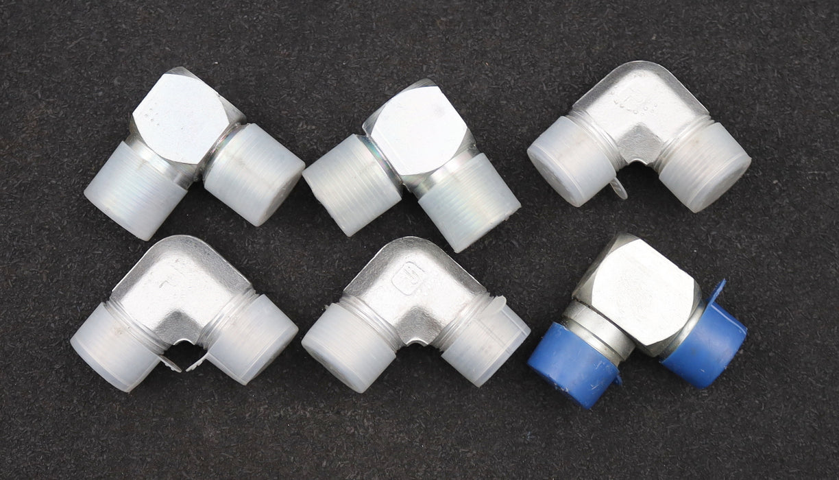 Bild des Artikels 6x-Winkelverschraubung-Best.Nr.-C.R.S-12-Gewindegröße-3/4''-90°-Winkel-unbenutzt