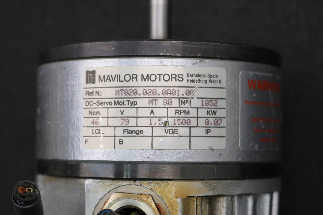 Bild des Artikels MAVILOR-MOTOR-Permanent-Magnet-Motor-NT020.020.0A01.00-DC-Servo-Motortyp-NT-30