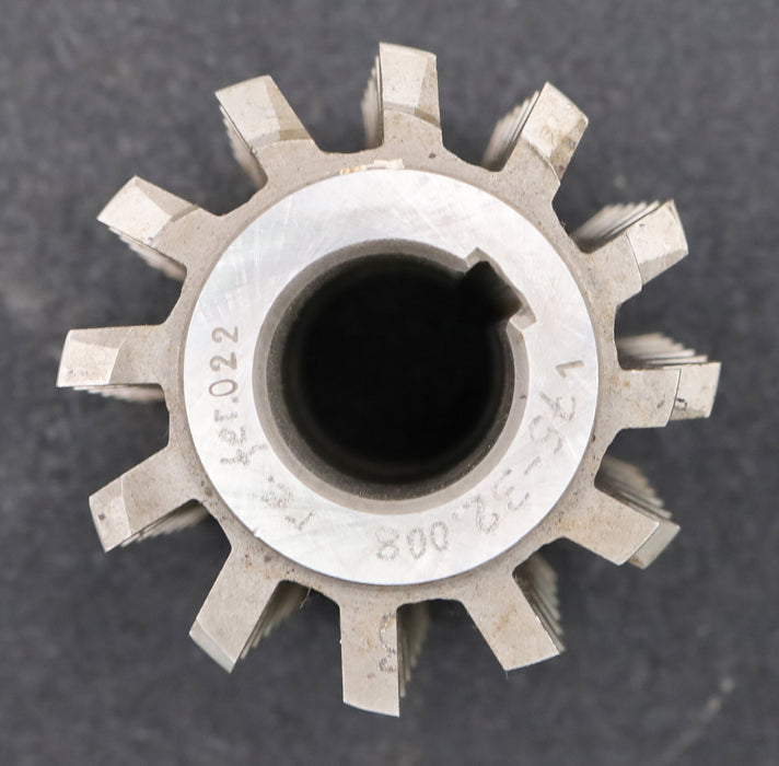 Bild des Artikels PWS-Zahnrad-Wälzfräser-m=-4,0mm-EGW-20°-BPII-nach-DIN-3972-Ø90x78xØ32mm-mit-LKN