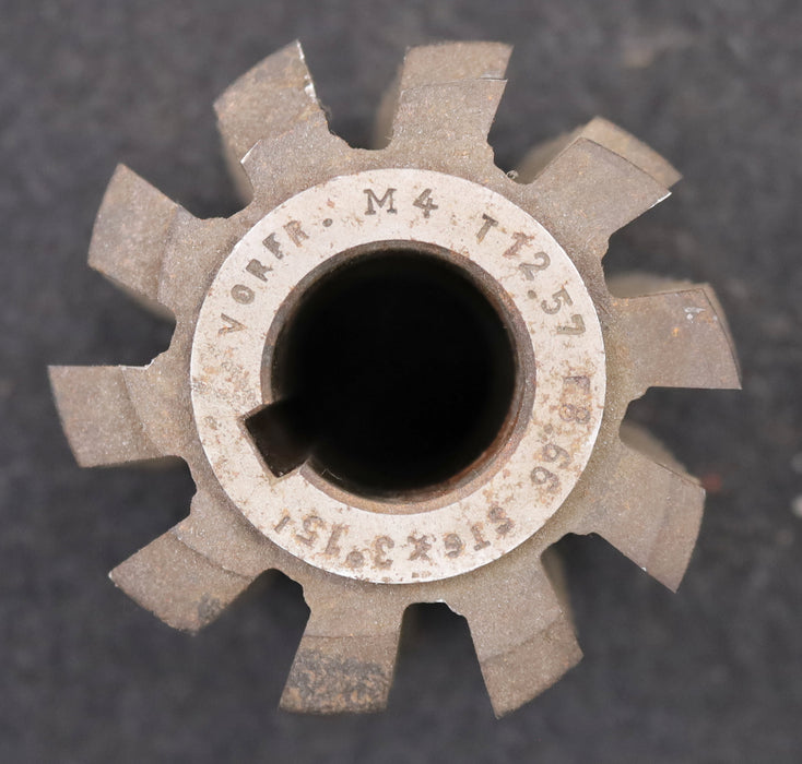 Bild des Artikels Zahnrad-Wälzfräser-m=-4,0mm-EGW-20°-BPI-DIN-3972-Ø79x80xØ27mm-mit-LKN-1gg.-Re