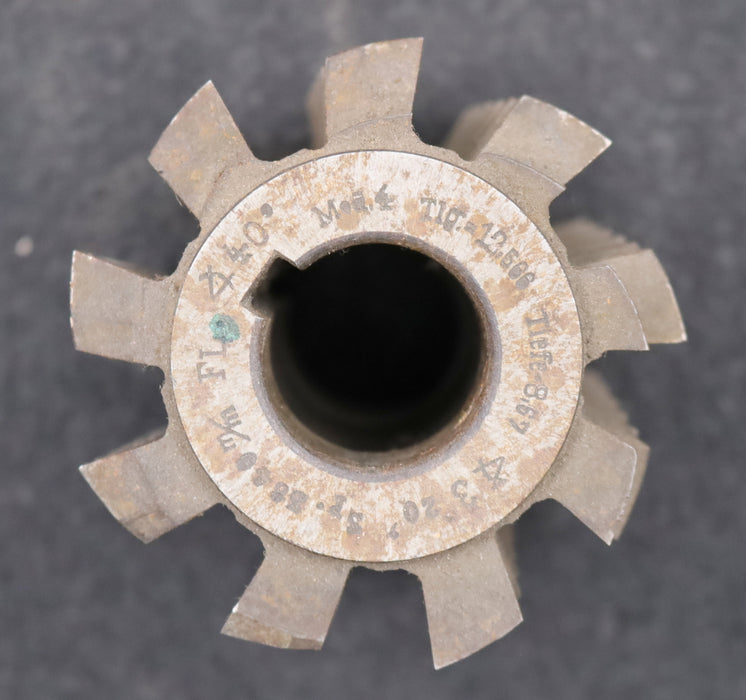 Bild des Artikels LEIMBACH-Zahnrad-Wälzfräser-m=-4,0mm-EGW-20°-Ø77x81xØ27mm-mit-LKN-1gg.-Rechts