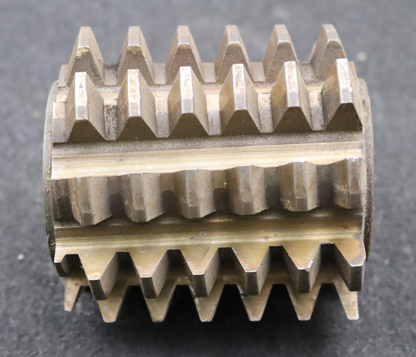 Bild des Artikels LEIMBACH-Zahnrad-Wälzfräser-m=-4,0mm-EGW-20°-Ø77x81xØ27mm-mit-LKN-1gg.-Rechts