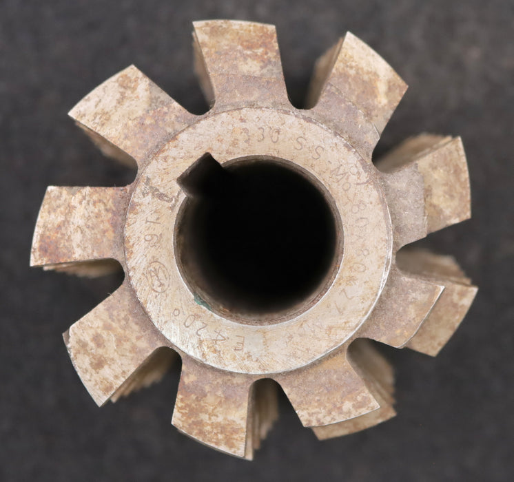 Bild des Artikels FETTE-Zahnrad-Wälzfräser-m=-4,0mm-EGW-20°-BPI-nach-DIN-3972-Ø78x80xØ27mm-mit-LKN