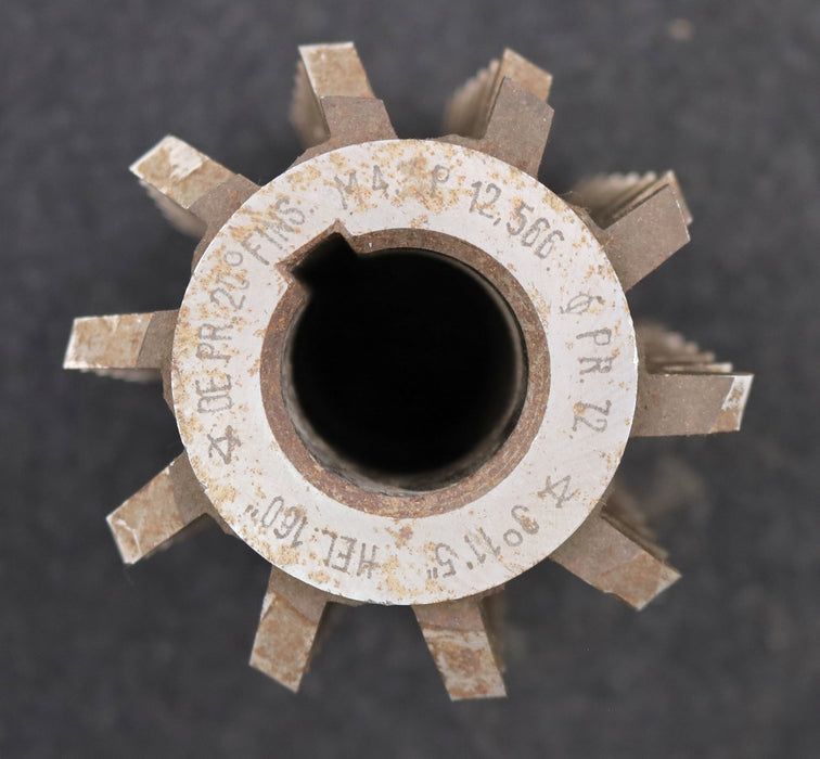 Bild des Artikels Zahnrad-Wälzfräser-m=-4,0mm-EGW-20°-Ø78x90xØ27mm-1gg.-Rechts-spiralgenutet-!-LKN