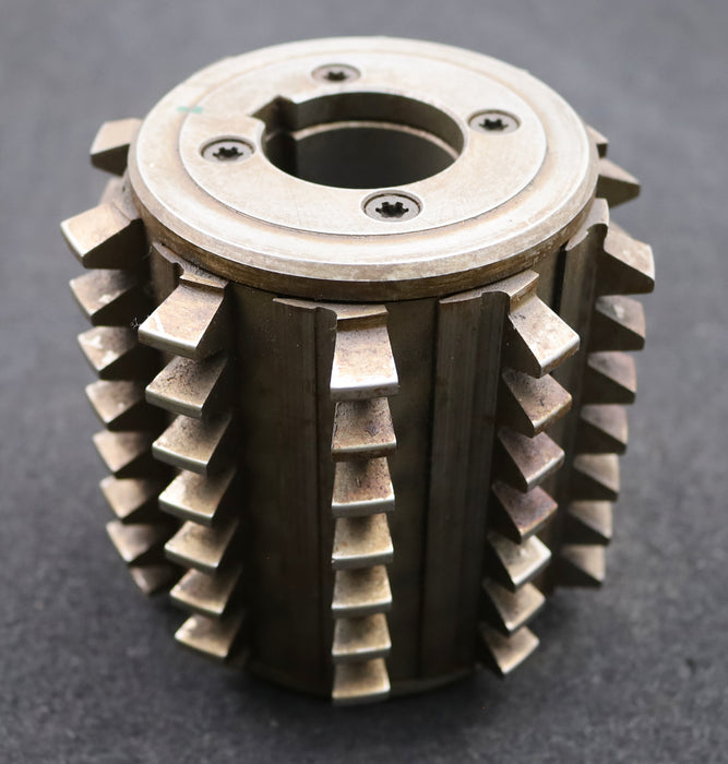 Bild des Artikels DROGEMEYER-Zahnrad-Wälzfräser-m=-4,5mm-EGW-20°-Ø123x121xØ40mm-mit-LKN-1gg.-LINKS