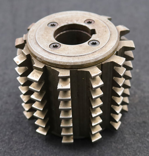 Bild des Artikels DROGEMEYER-Zahnrad-Wälzfräser-m=-3,5mm-EGW-20°-BPI-nach-DIN-3972-Ø105x104xØ32mm