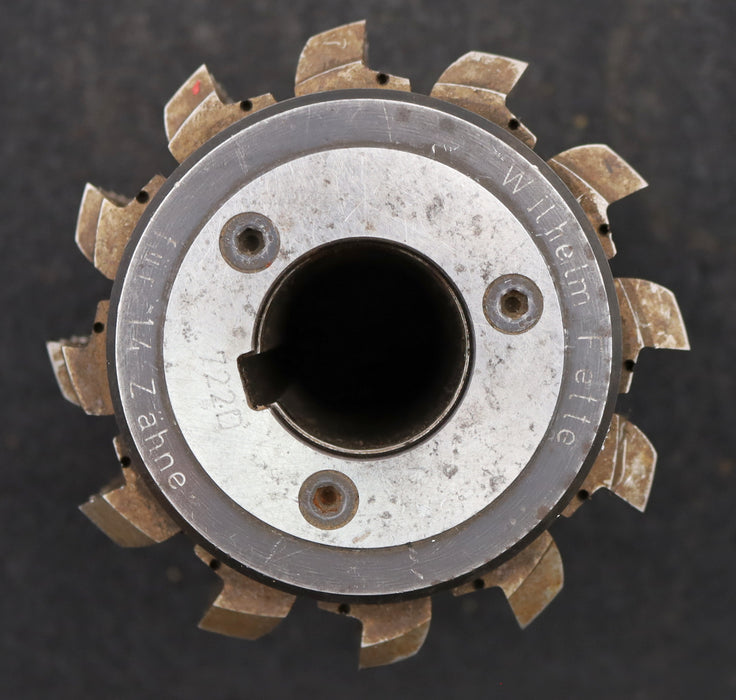 Bild des Artikels FETTE-Zahnrad-Wälzfräser-m=-3,5mm-EGW-20°-BPI-nach-DIN-3972-Ø108x110xØ32mm-LKN