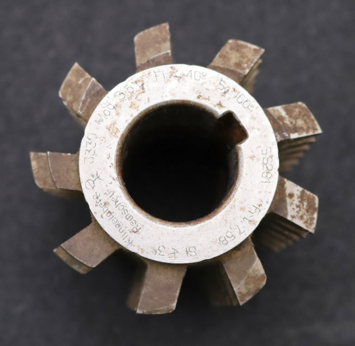 Bild des Artikels KLINGELNBERG-Zahnrad-Wälzfräser-m=-3,5mm-EGW-20°-Ø71x81xØ27mm-mit-LKN-1gg.-Links