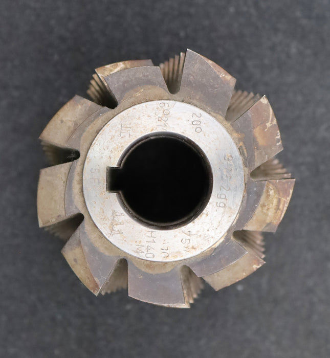 Bild des Artikels HENTZEN-Zahnrad-Wälzfräser-m=-3,75mm-EGW-20°-BPIII-nach-DIN-3972-Ø81x75xØ27mm