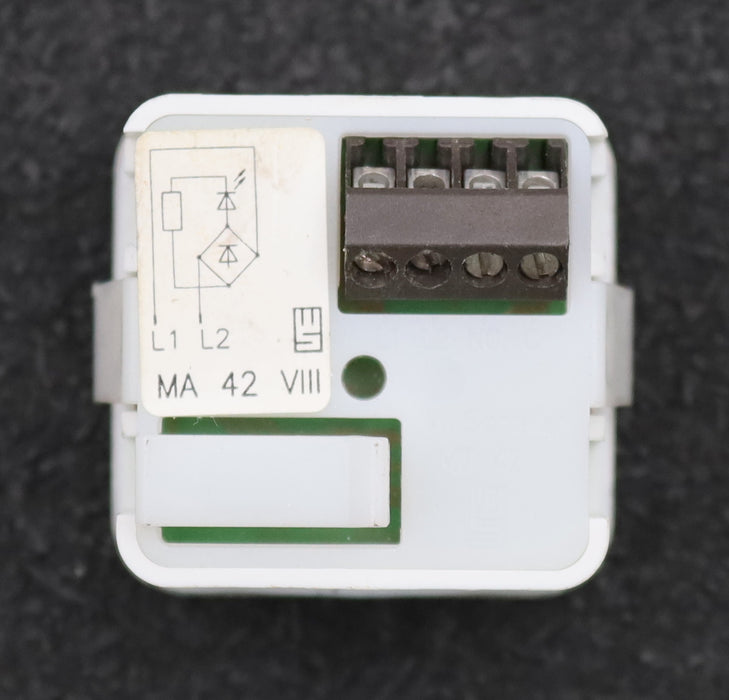 Bild des Artikels W.SCHAEFER-Fahrtrichtungsanzeiger-MA-42-M-VIII-LED-24-30V-durchgraviert-weiß