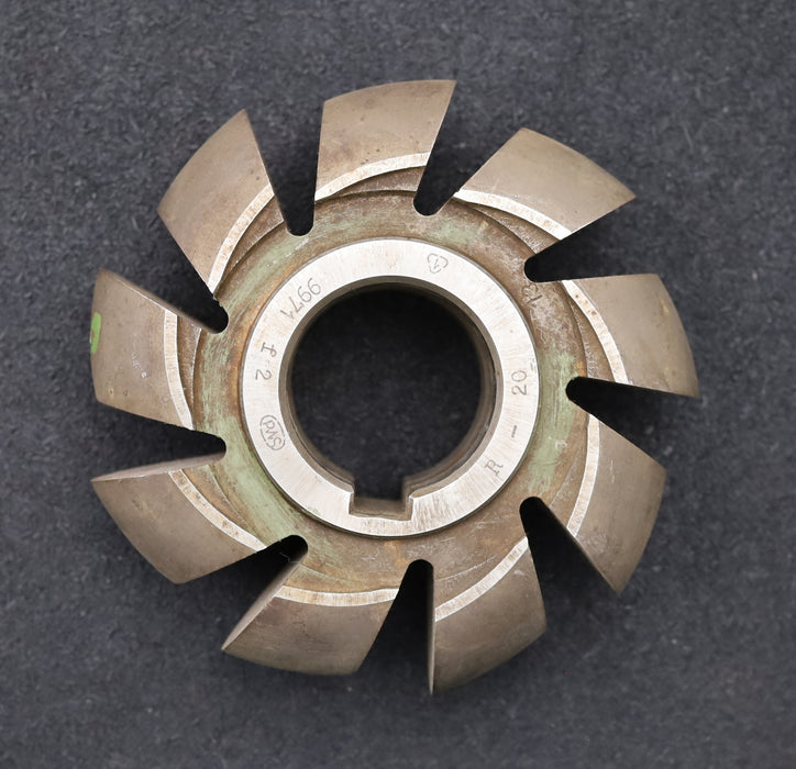 Bild des Artikels Halbrund-Formfräser-konvex-Radiusfräser-Radius-20mm-Ø123x40xØ40mm-mit-LKN