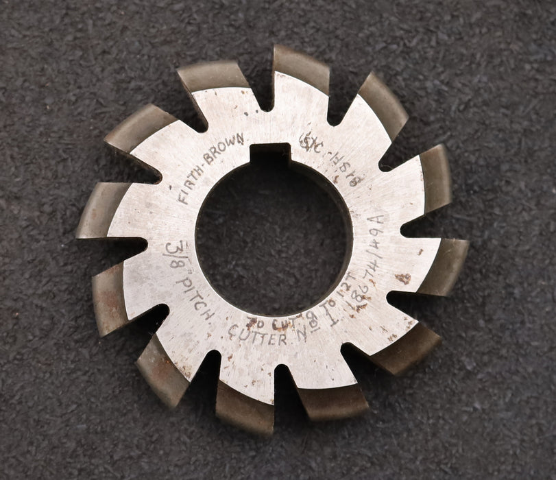 Bild des Artikels FIRTH-BROWN-Rollkettenrad-Formfräser-Teilung=-9,525mm=-3/8''-Ø70x27mm-Profil-1