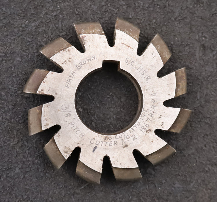 Bild des Artikels FIRTH-BROWN-Rollkettenrad-Formfräser-Teilung=-9,525mm=-3/8''-Ø70x27mm-Profil-2