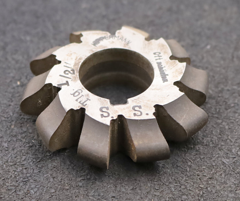 Bild des Artikels NIPPERMANN-Rollkettenrad-Formfräser-Teilung=-12,7mm=-1/2''-Ø70x27mm-mit-LKN