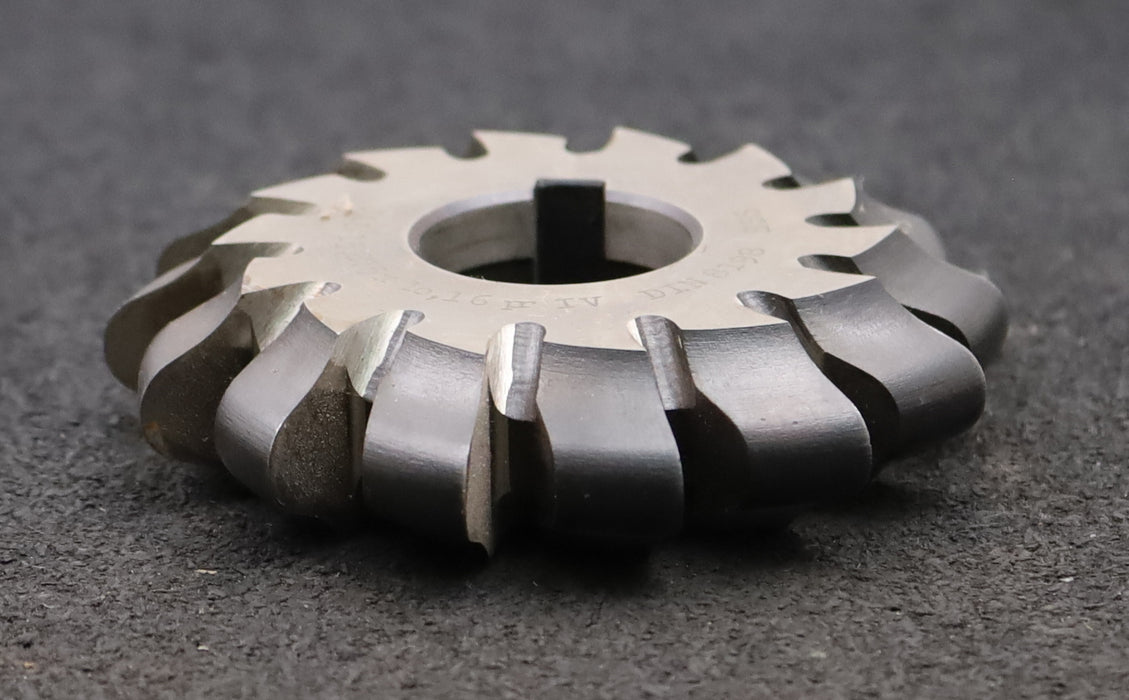 Bild des Artikels JAL-Rollkettenrad-Formfräser-Teilung=-15,875mm=-5/8''-RollenØ-10,16mm-Ø90x27mm