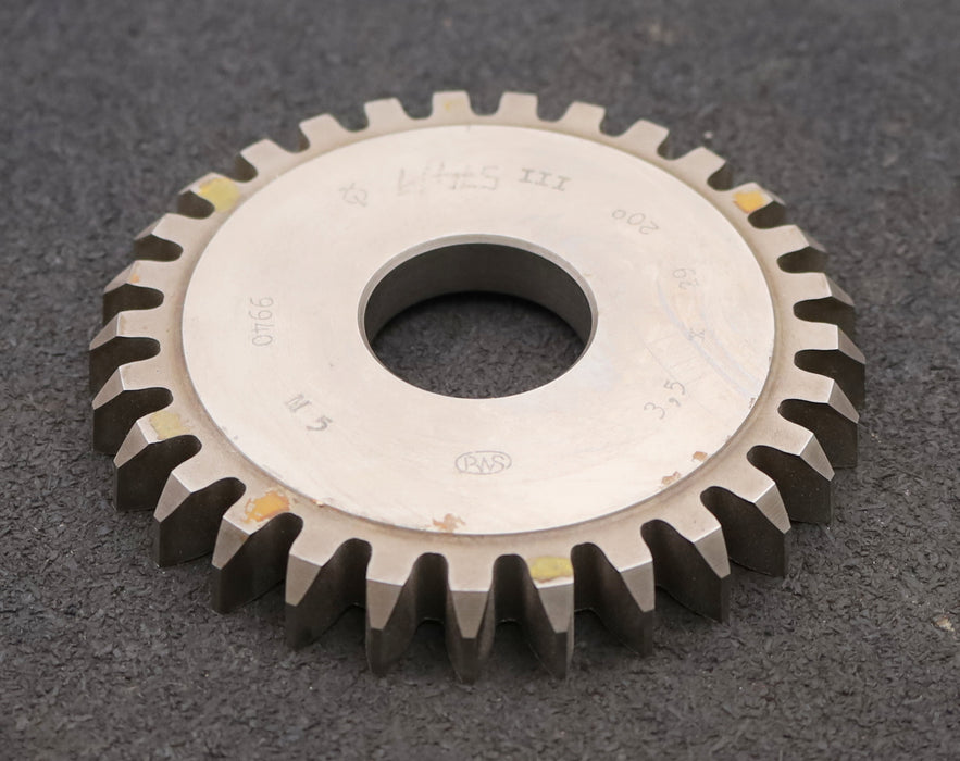Bild des Artikels PWS-Scheibenschneidrad-m=-3,5mm-EGW-20°-Z=-29-BP-III-Ø111x13xØ1-1/4"-gebraucht