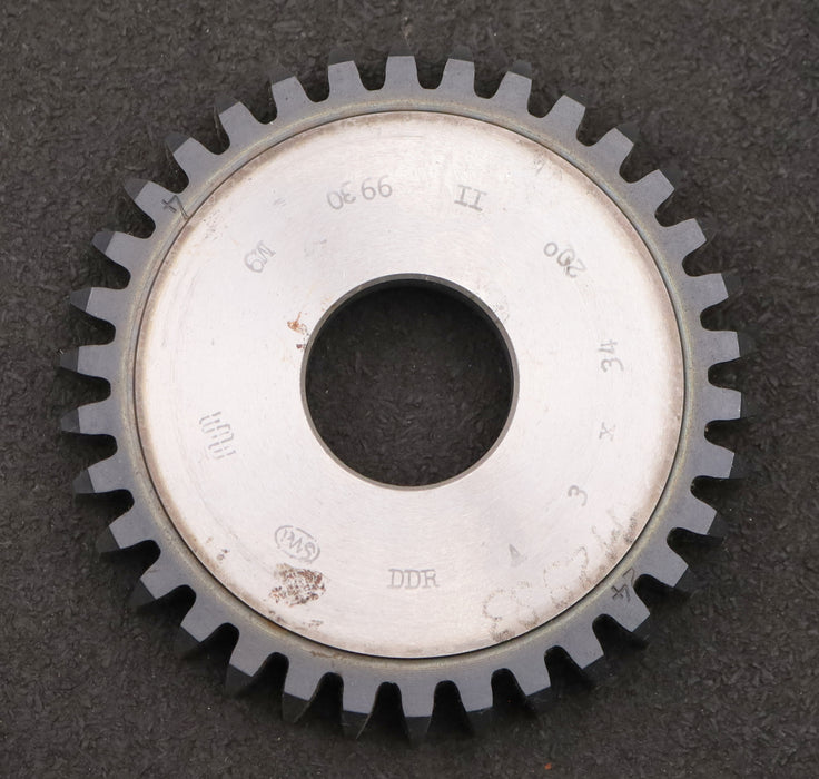 Bild des Artikels PWS-Scheibenschneidrad-m=-3mm-EGW-20°-Z=-34-BP-II-Ø109x18xØ1-1/4"-Qualität-A