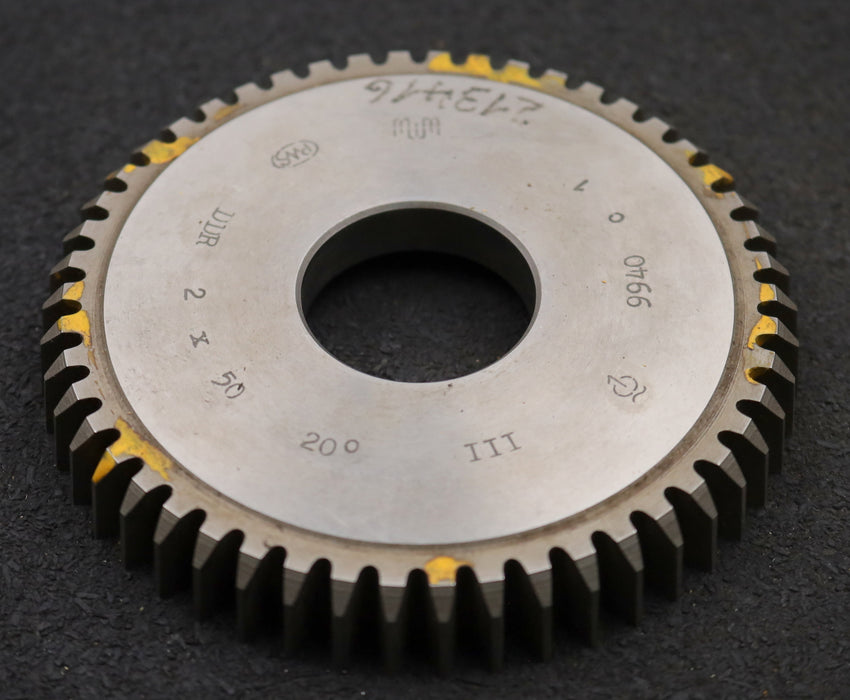 Bild des Artikels PWS-Scheibenschneidrad-m=-2mm-EGW-20°-Z=-50-BP-III-Ø105x15xØ1-1/4"-gebraucht