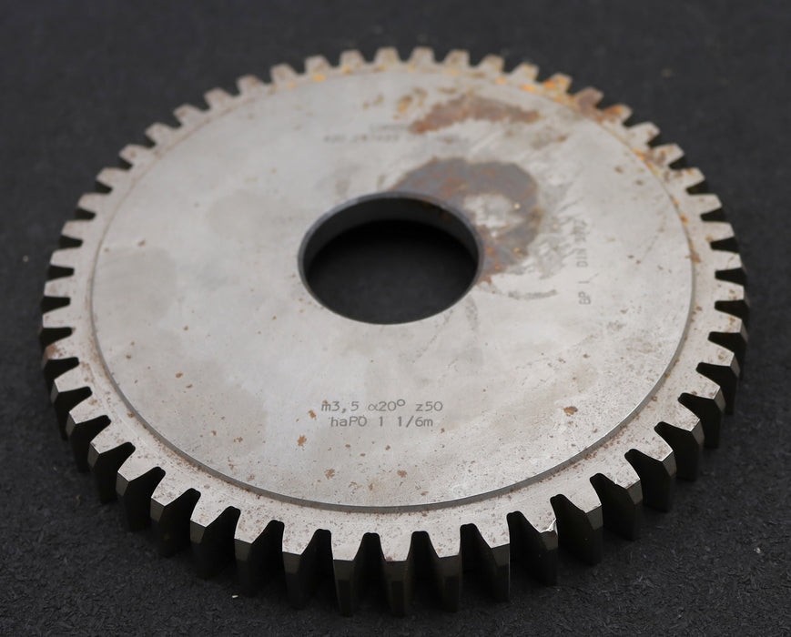 Bild des Artikels LORENZ-Scheibenschneidrad-m=-3,5mm-EGW-20°-Z=-50-haP0-1-1/6m-BP-I-DIN3972