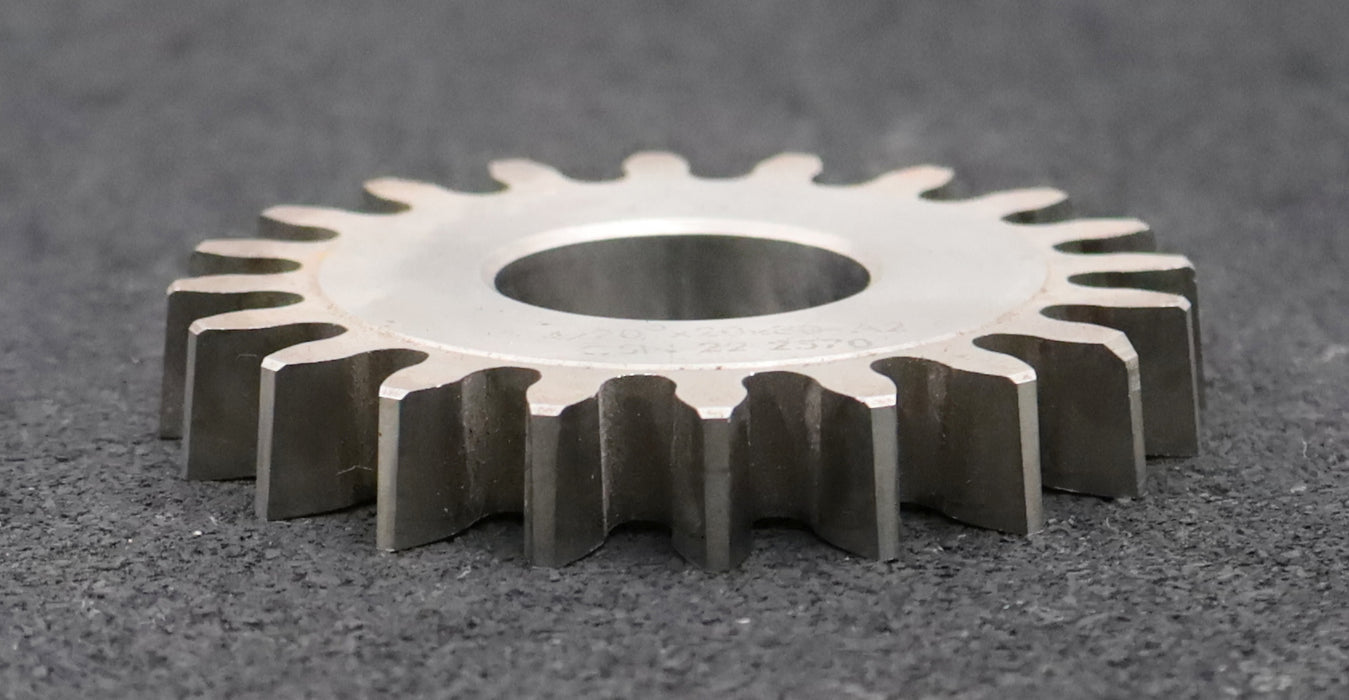 Bild des Artikels TOS-Scheibenschneidrad-m=-4mm-EGW-20°-Z=-20-Ø89x13xØ1-1/4"-gebraucht