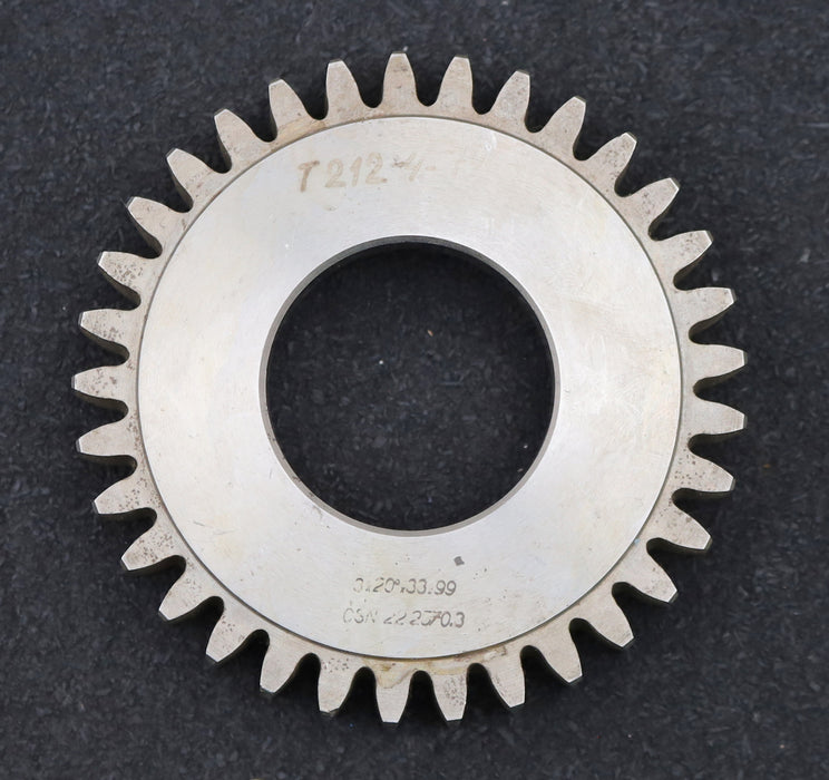 Bild des Artikels Scheibenschneidrad-m=-3mm-EGW-20°-Z=-33-Ø108x21xØ1-3/4"-HSS30---ein-Abschlag