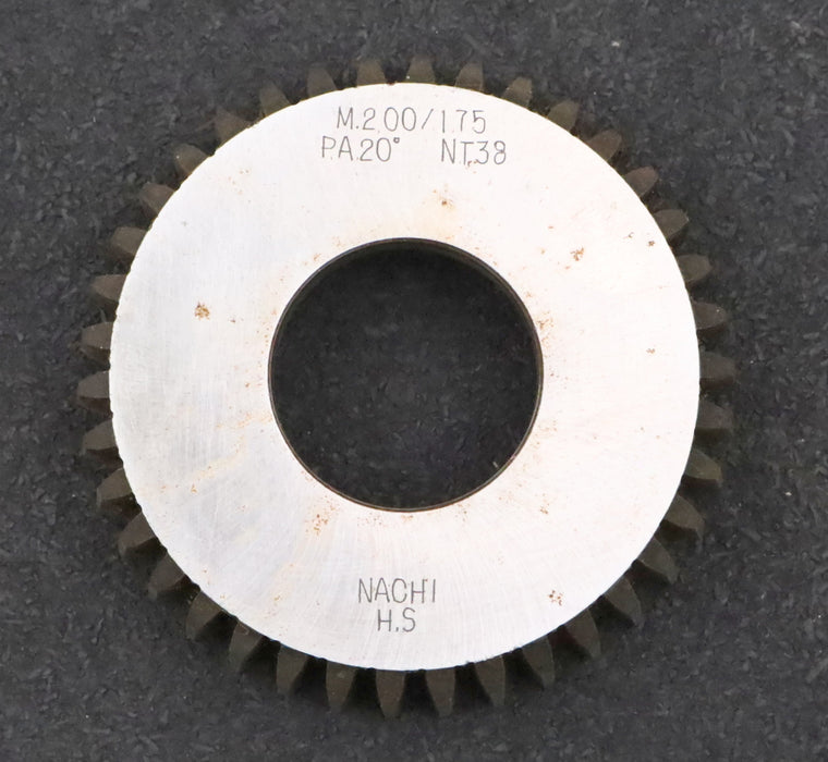 Bild des Artikels NACHI-Scheibenschneidrad-m=-2mm-EGW-20°-Z=-38-Ø82x20xØ1-1/4"-gebraucht