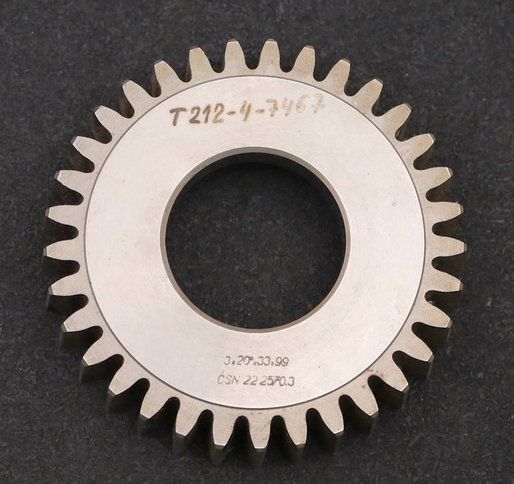 Bild des Artikels Scheibenschneidrad-m=-3mm-EGW-20°-Z=-33-Ø108x23xØ1-3/4"-HSS30-gebraucht