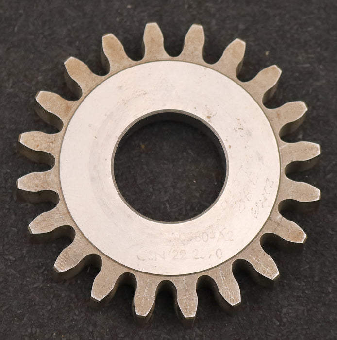 Bild des Artikels TOS-Scheibenschneidrad-m=-4mm-EGW-20°-Z=-20-Ø89x14xØ1-1/4"-gebraucht