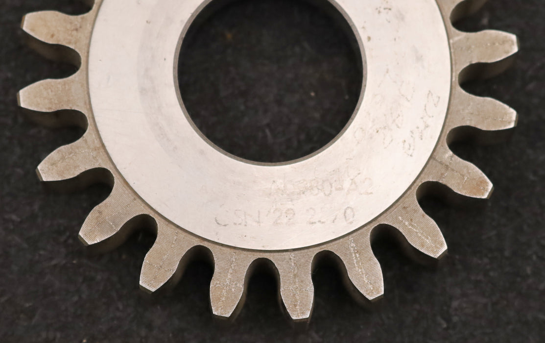 Bild des Artikels TOS-Scheibenschneidrad-m=-4mm-EGW-20°-Z=-20-Ø89x14xØ1-1/4"-gebraucht