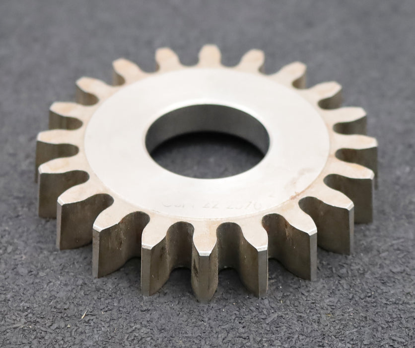 Bild des Artikels TOS-Scheibenschneidrad-m=-4mm-EGW-20°-Z=-20-Ø89x15xØ1-1/4"-gebraucht